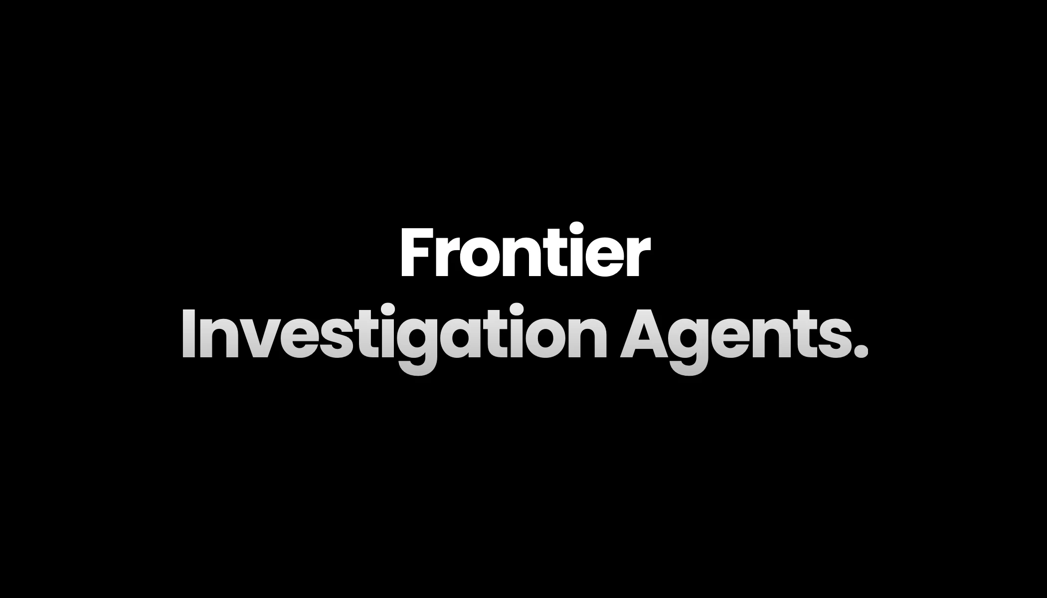 Cover Image for Frontier Investigation Agents: The Hard Part Was Never the Fix
