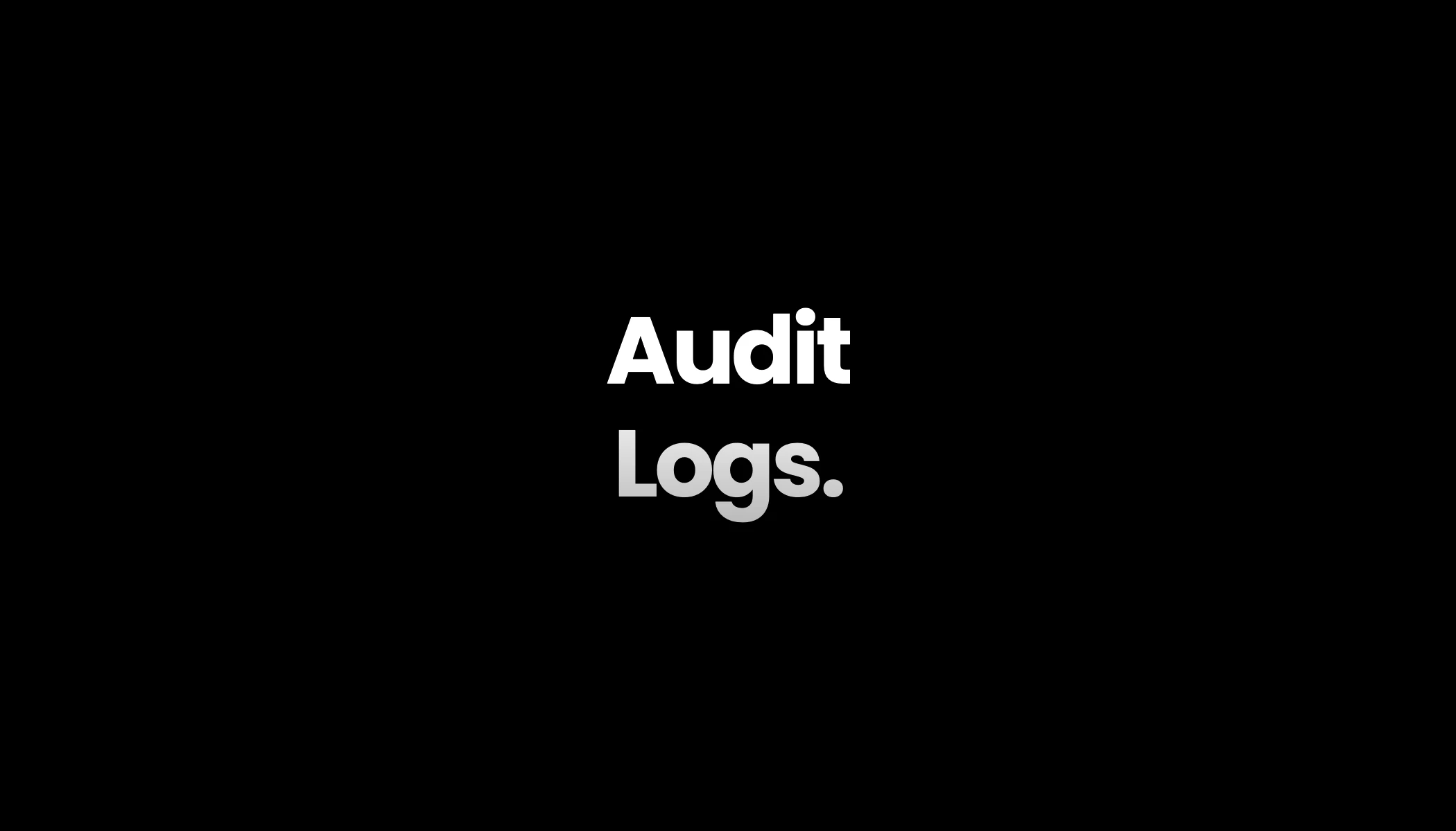 Cover Image for A Receipt for Every Action: Audit Logs for AI Agents