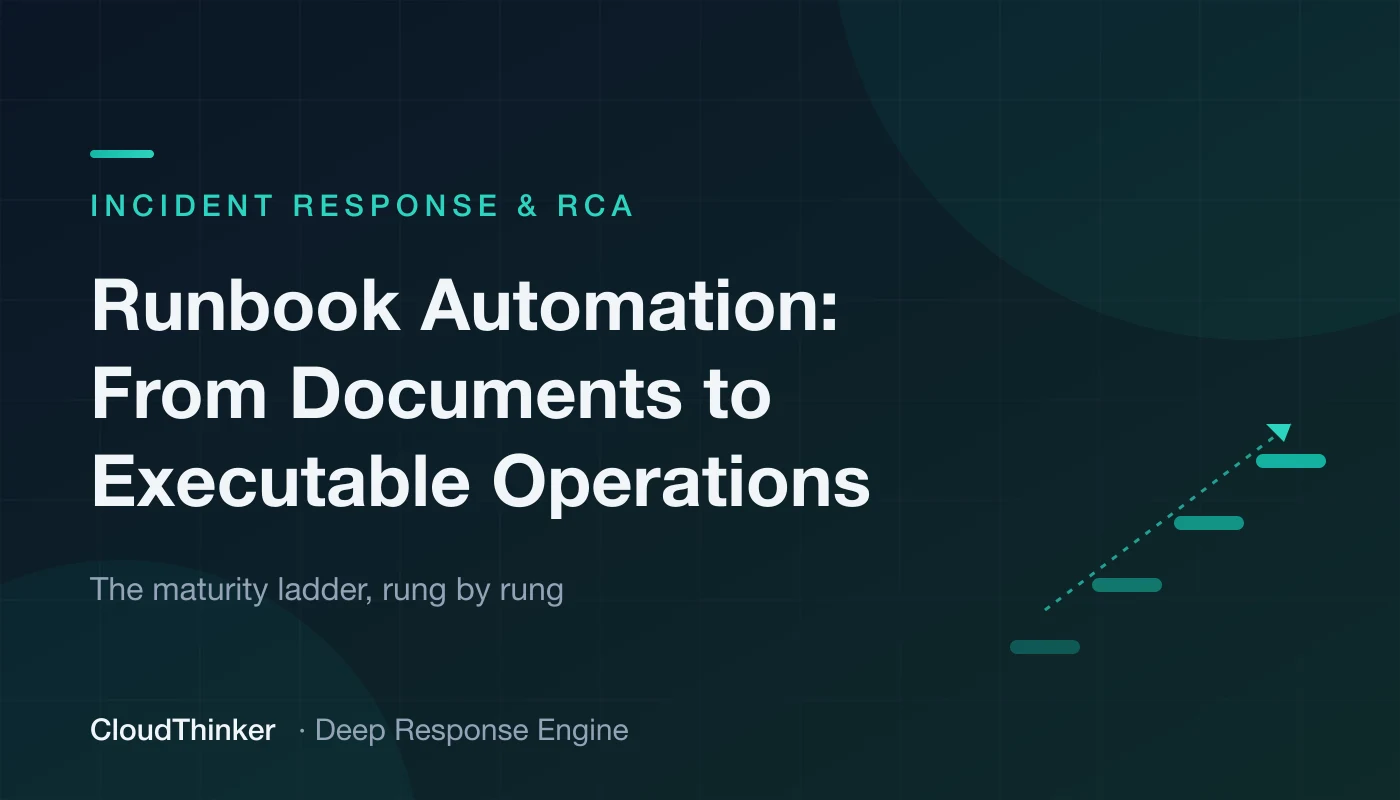 Cover Image for Runbook Automation: From Documents to Executable Operations